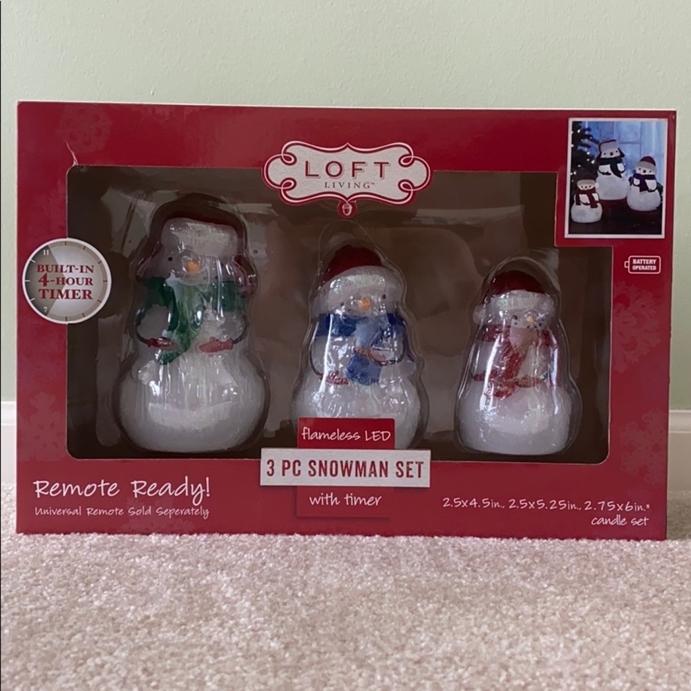 Light up snowmen!